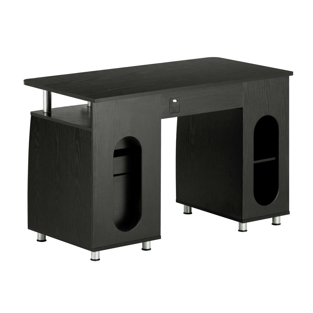 Techni Mobili Complete Workstation Computer Desk with Storage, Espresso. Picture 7