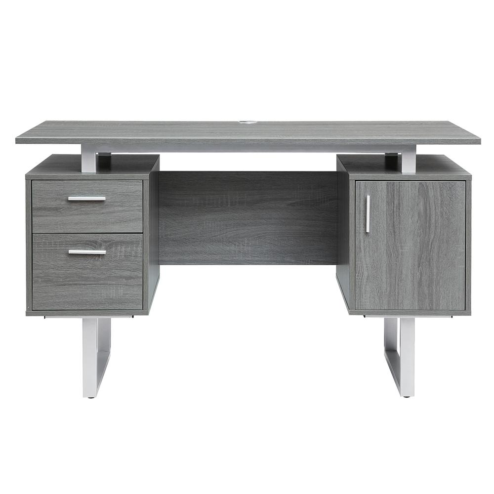 Modern Office Desk with Storage. Picture 2
