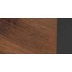 Techni Mobili L-Shape Industrial Desk with storage shelves, Walnut. Picture 23