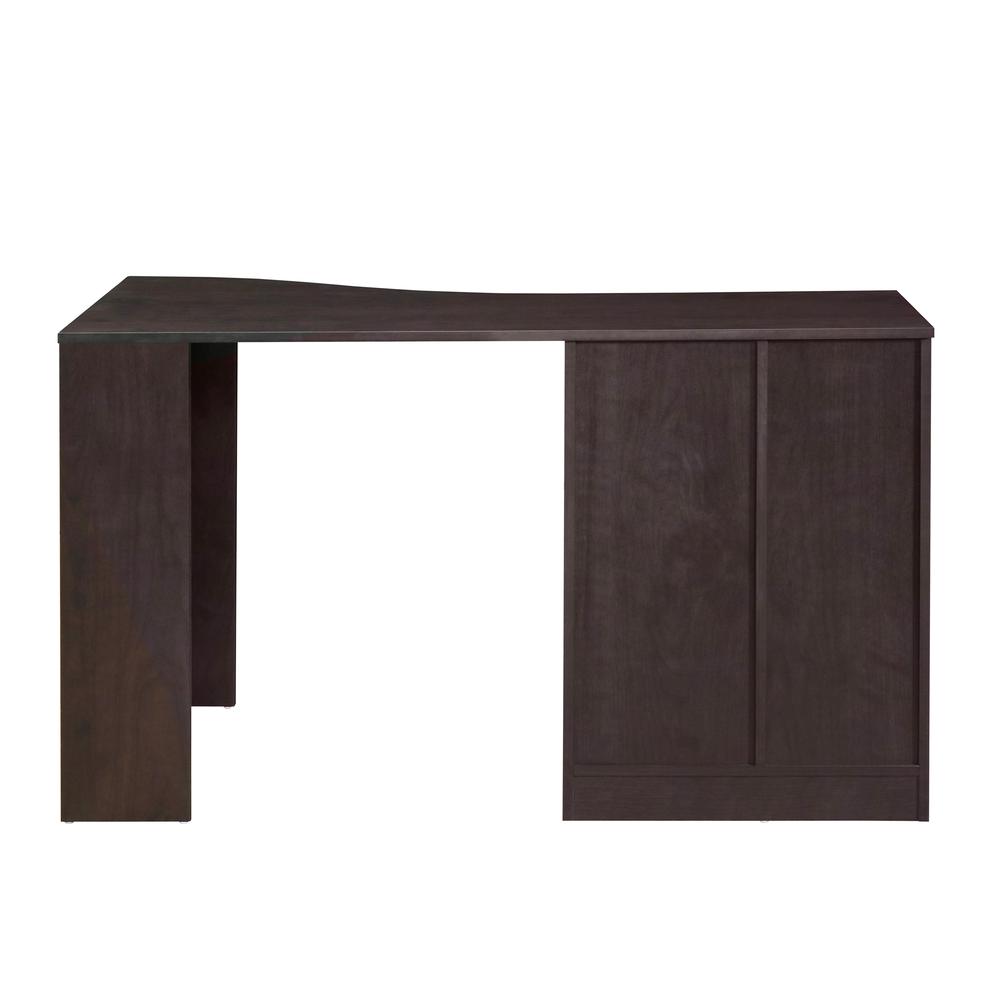 Techni Mobili Classic Office Desk with Storage, Espresso. Picture 4