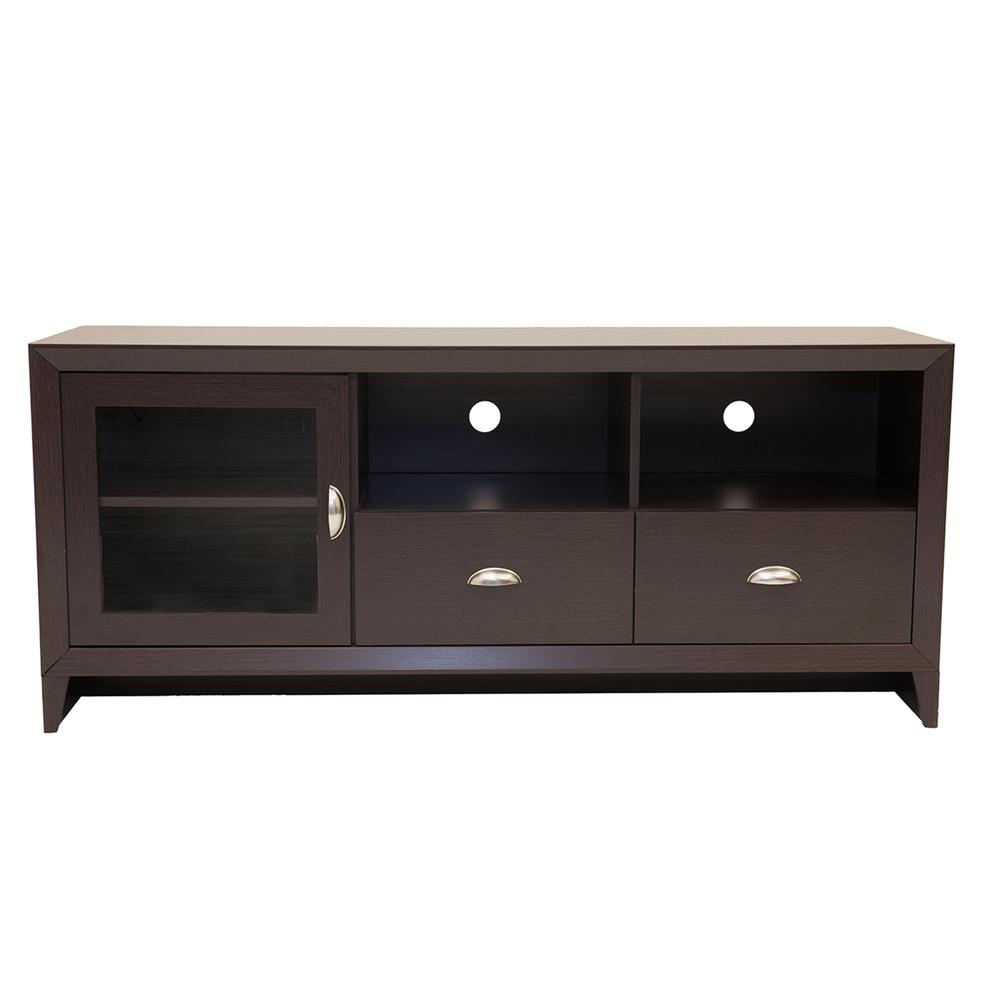 Techni Mobili Modern TV Stand with Storage for TVs Up To 60", Wenge. Picture 4