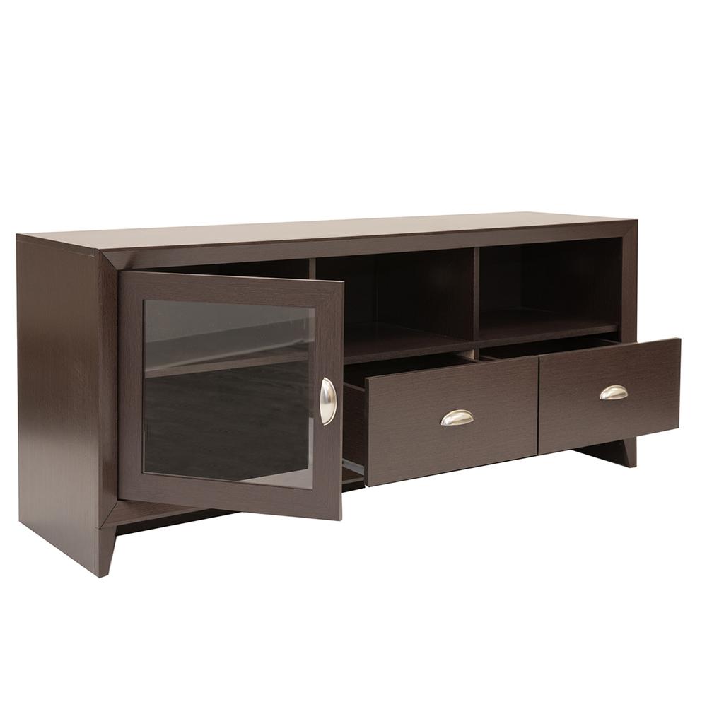 Techni Mobili Modern TV Stand with Storage for TVs Up To 60", Wenge. Picture 5