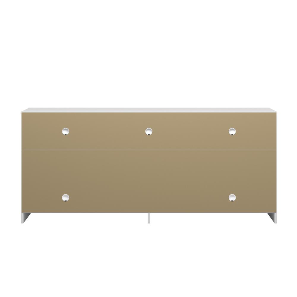 Techni Mobili Entertainment Stand for TVs Up to 65", White. Picture 4