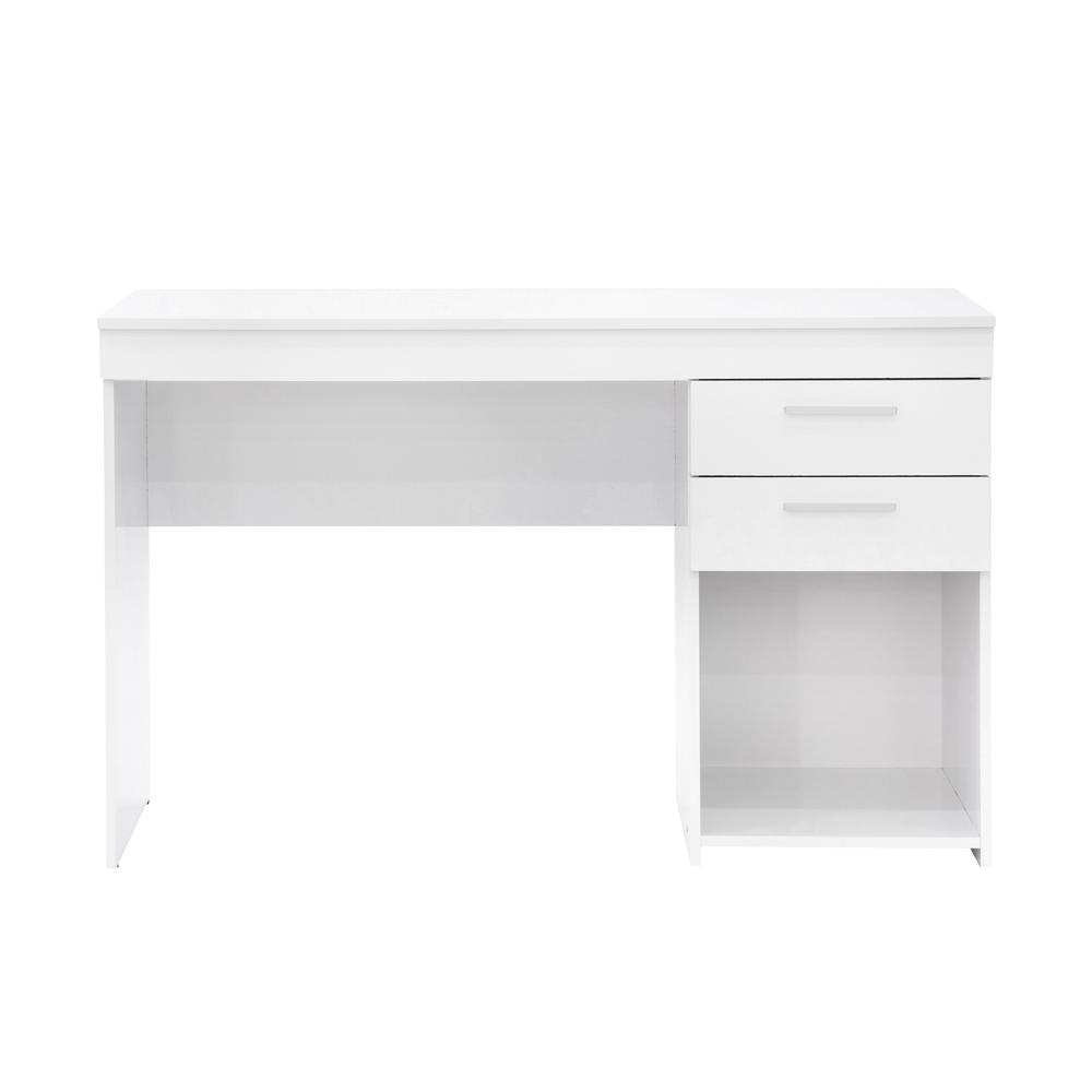 Techni Mobili Home Office Workstation with Storage, White. Picture 2