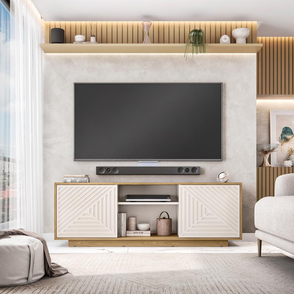 Modern TV Stand for Screen TVs Up to 70” When Measured Diagonally. Picture 4