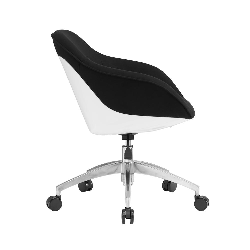 Techni Mobili Home Office Upholstered  Task Chair, Black. Picture 5
