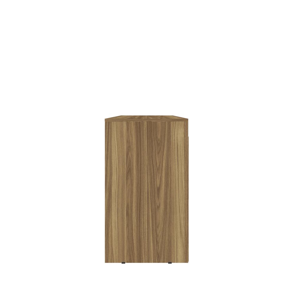 Techni Mobili Home Office Workstation with Storage, Walnut. Picture 2