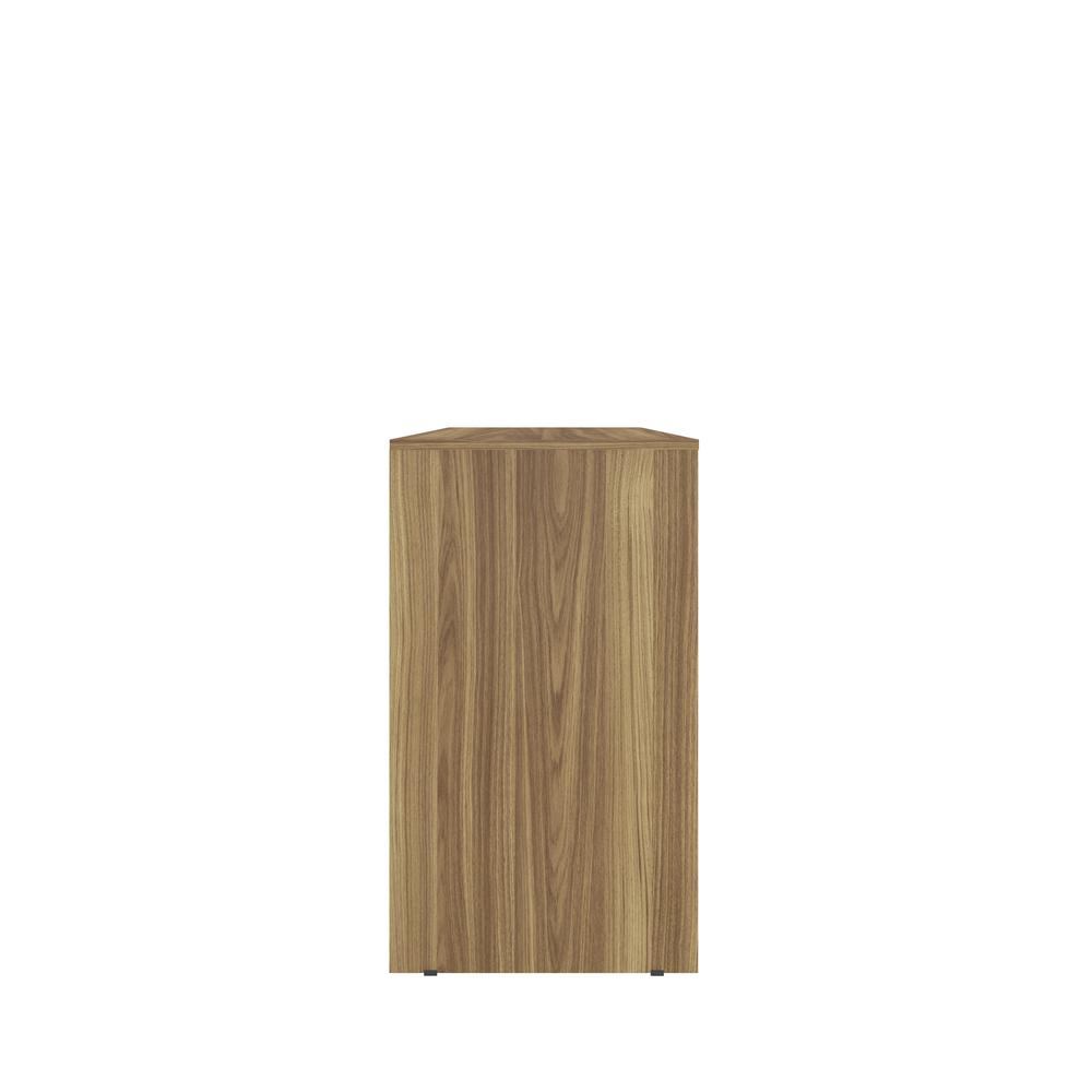 Techni Mobili Home Office Workstation with Storage, Walnut. Picture 11