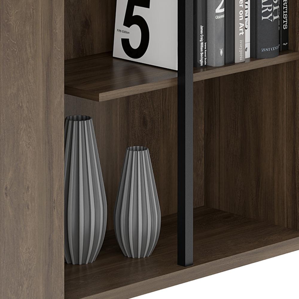 Techni Mobili Standard 5-Tier wooden bookcase, Walnut. Picture 8
