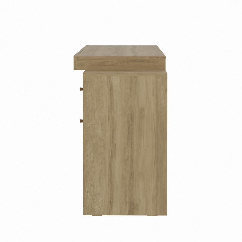 Techni Mobili Expandable Home Office Desk, Pine. Picture 3