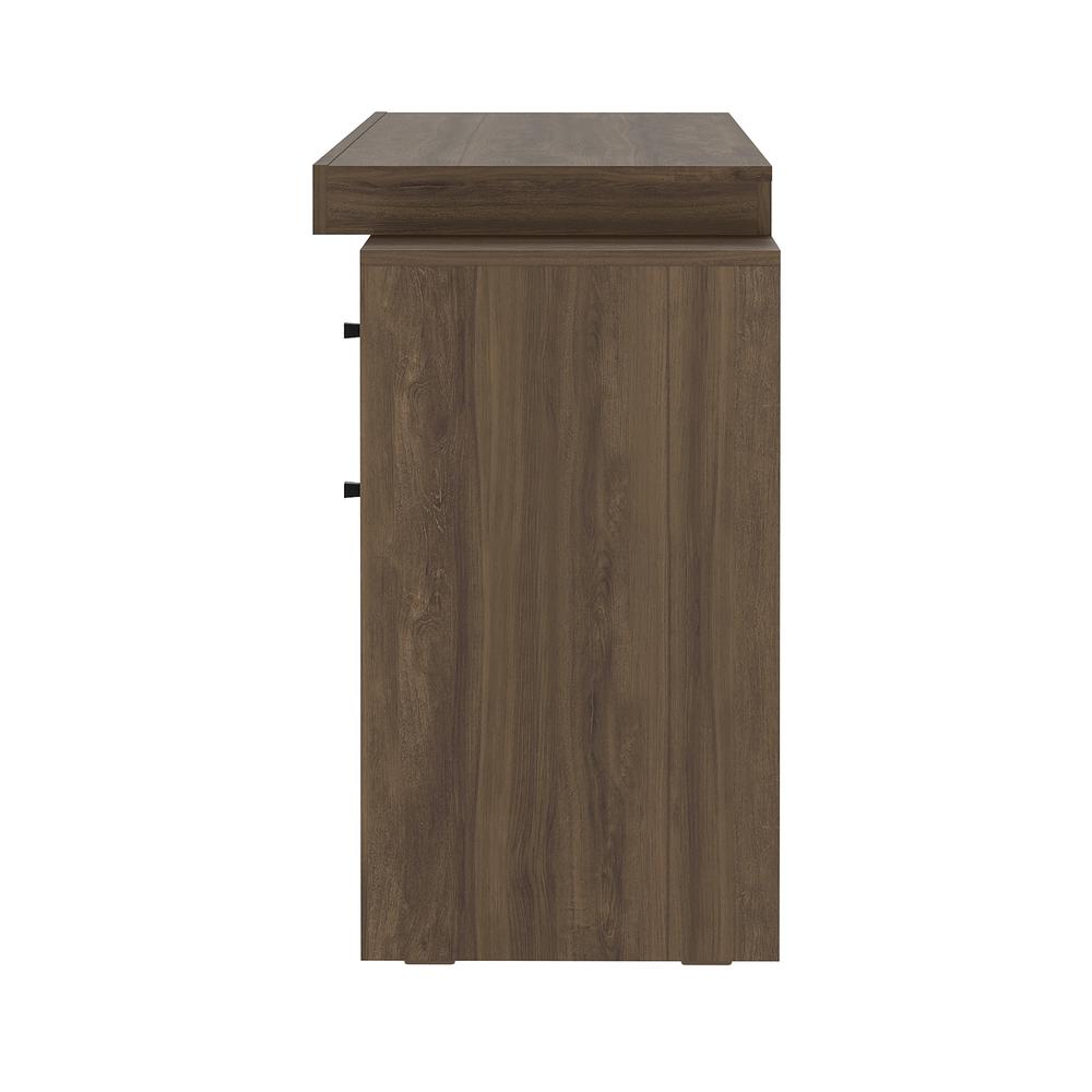 Techni Mobili Expandable Home Office Desk, Walnut. Picture 2