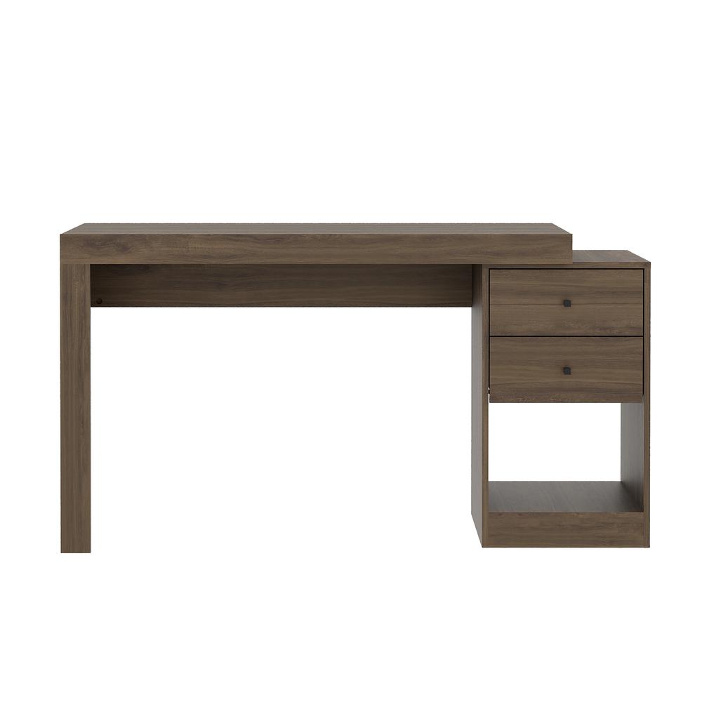 Techni Mobili Expandable Home Office Desk, Walnut. Picture 3