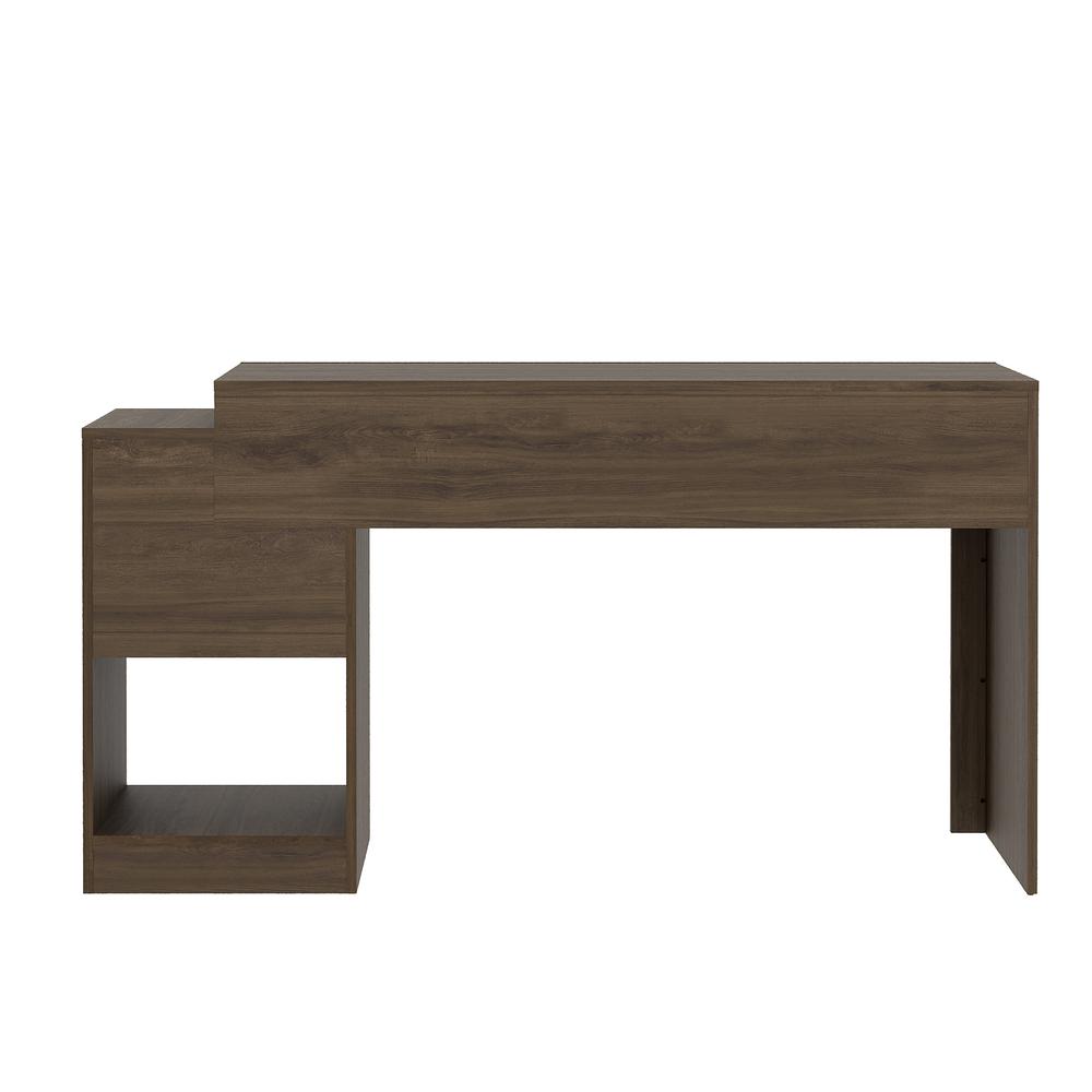 Techni Mobili Expandable Home Office Desk, Walnut. Picture 4