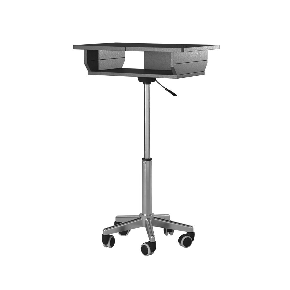 Folding Table Laptop Cart. Color: Graphite. Picture 2