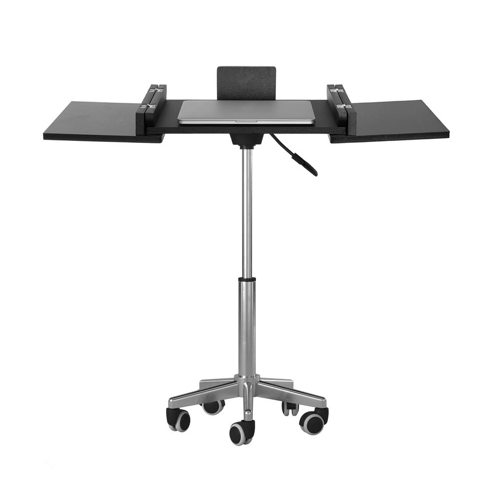 Folding Table Laptop Cart. Color: Graphite. Picture 4