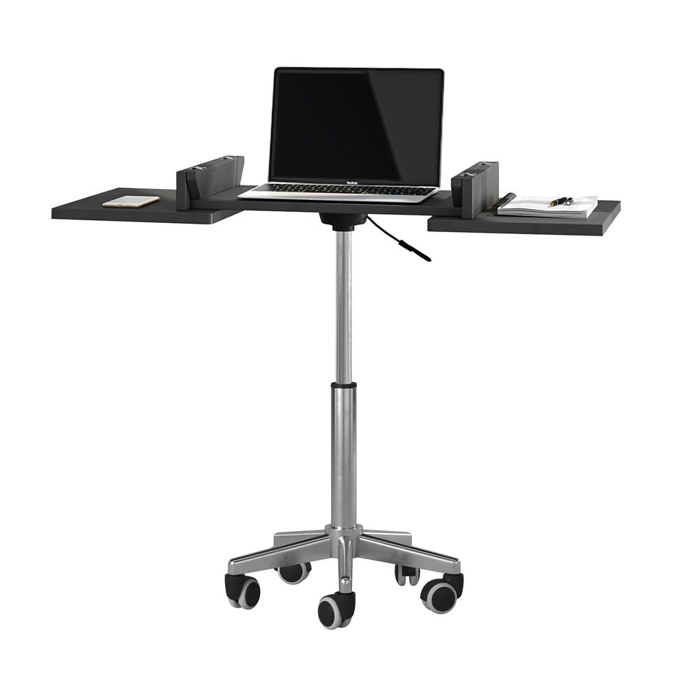 Folding Table Laptop Cart. Color: Graphite. Picture 5
