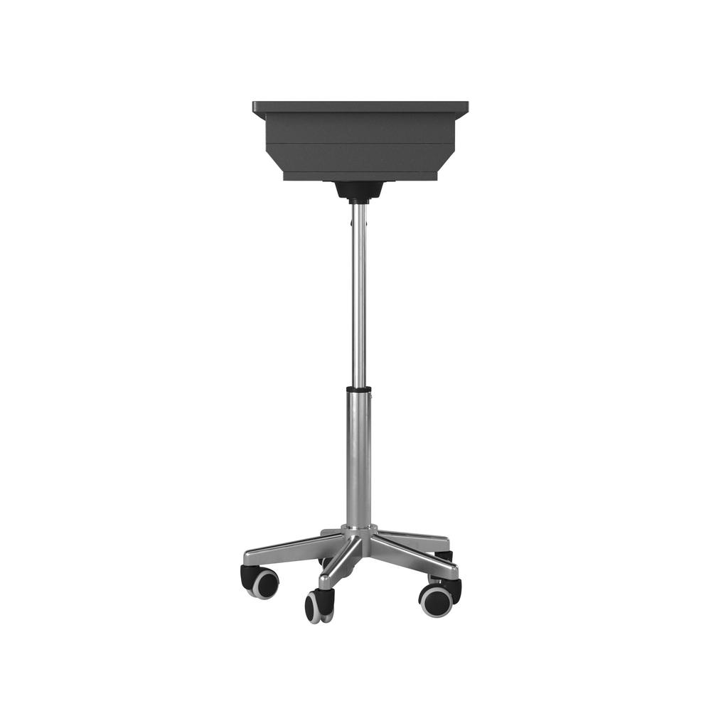 Folding Table Laptop Cart. Color: Graphite. Picture 6
