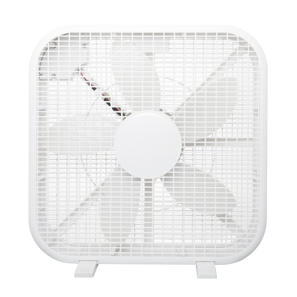 20 Inch Box Fan, 3-Speed Portable Cooling Fan With Carry Handle. Picture 1