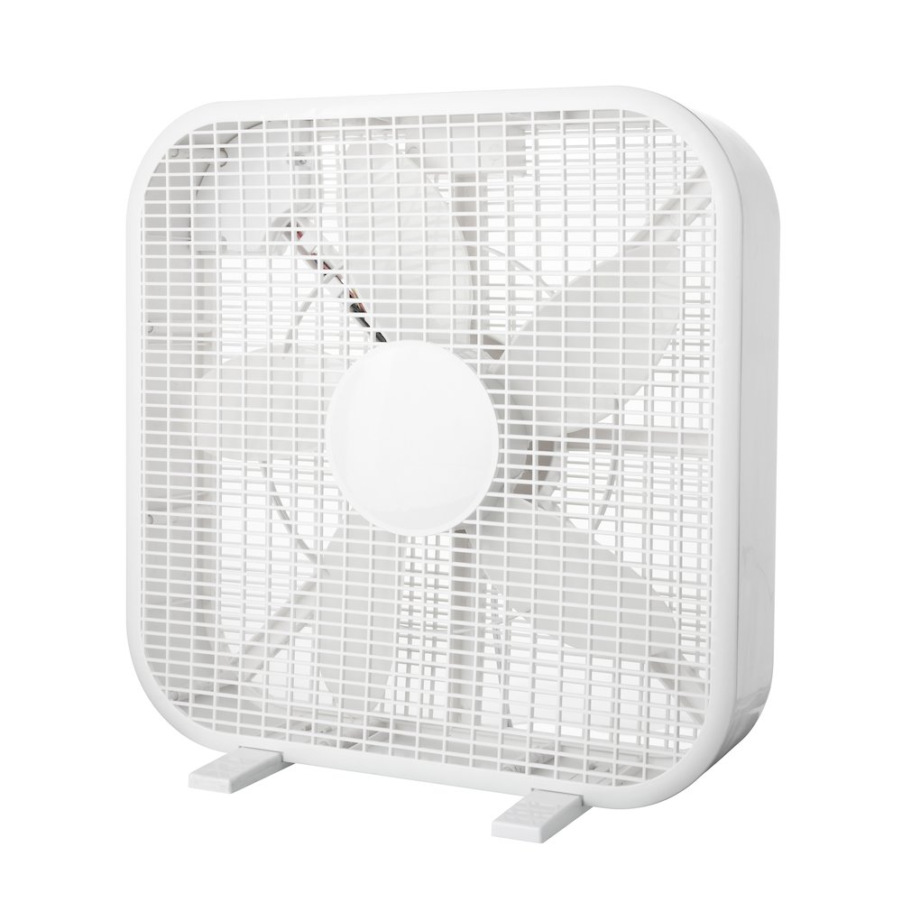 20 Inch Box Fan, 3-Speed Portable Cooling Fan With Carry Handle. Picture 2