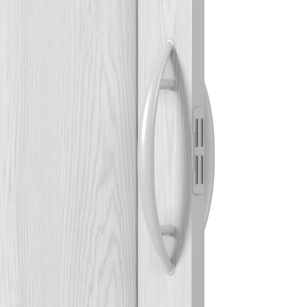 32" W Double Walled Foldable Heavy Duty Accordion Doors, White. Picture 3