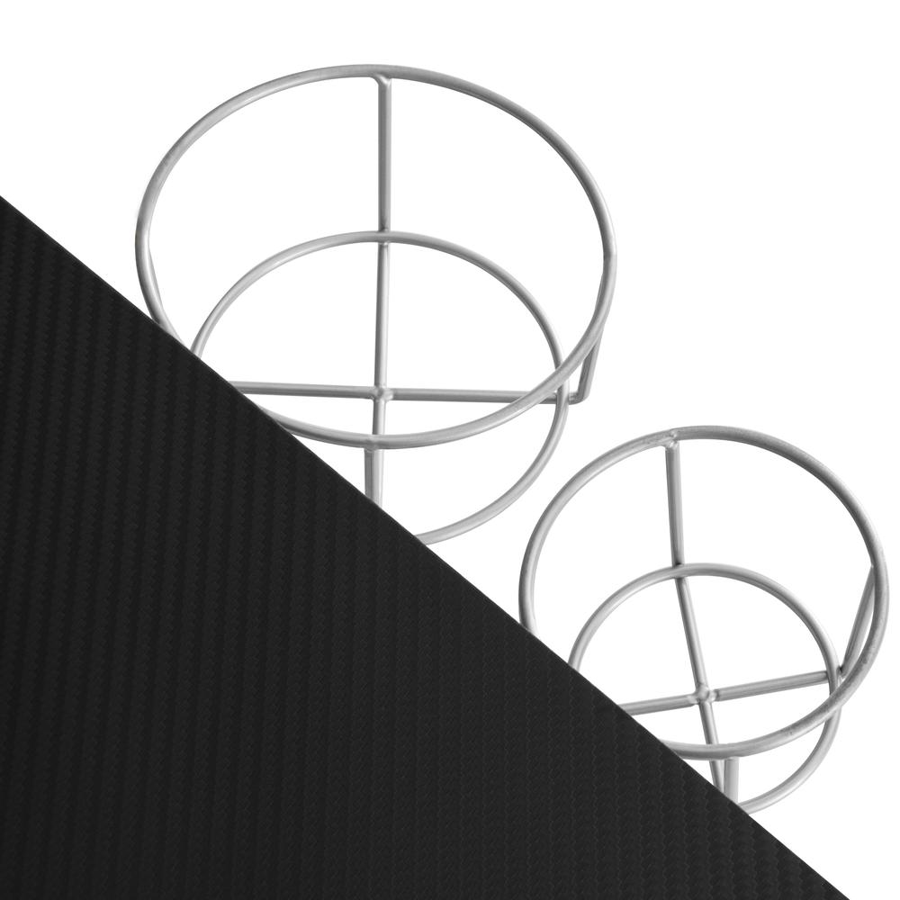 Techni Sport Warrior L-Shaped Gaming Desk, Black. Picture 2