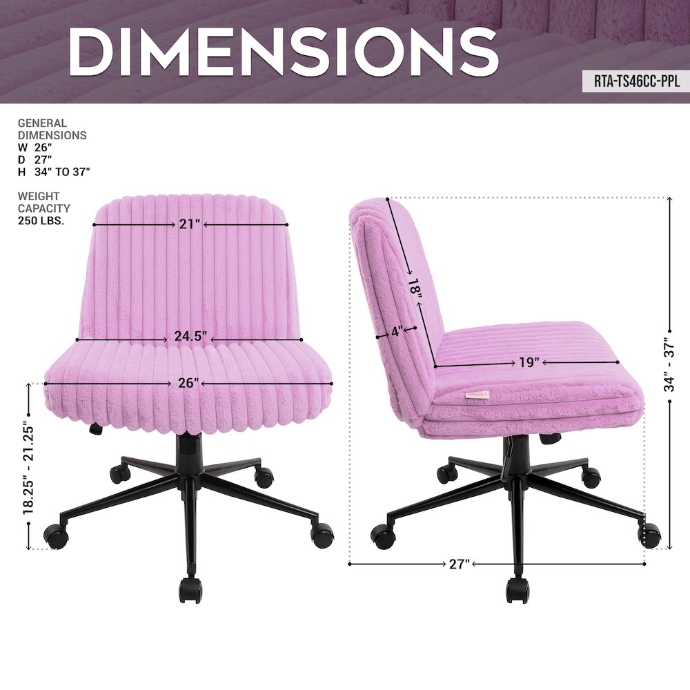 Purple Criss Cross Chair. Picture 7