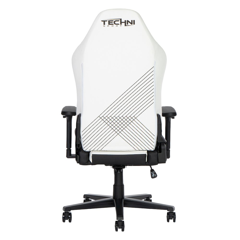 Techni Sport Comfort Edge White Gaming Chair. Picture 10