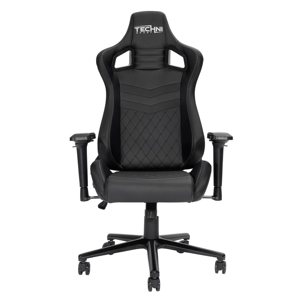 TS-83 Ergonomic High Back Racer Style PC Gaming Chair, Black. Picture 14