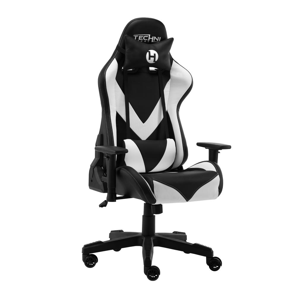 Techni Sport TS-92 Office-PC Gaming Chair, White. Picture 1