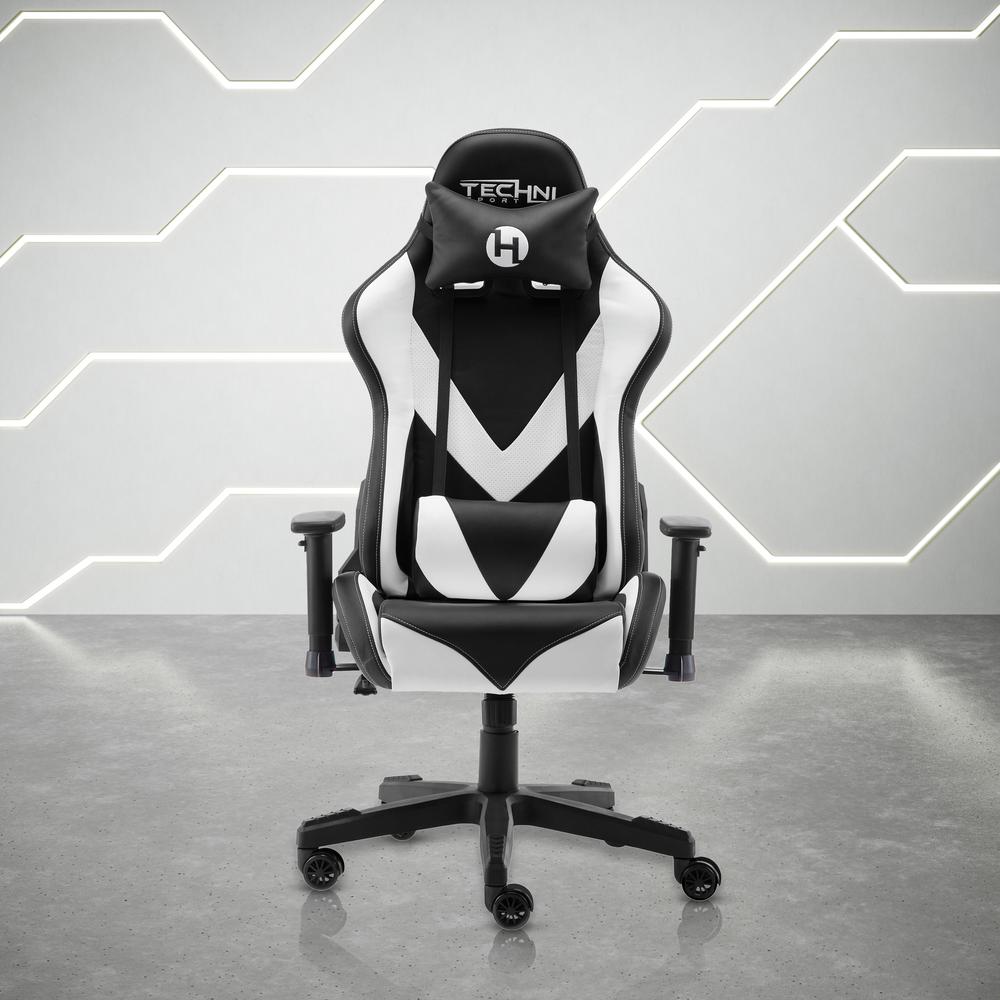 Techni Sport TS-92 Office-PC Gaming Chair, White. Picture 16