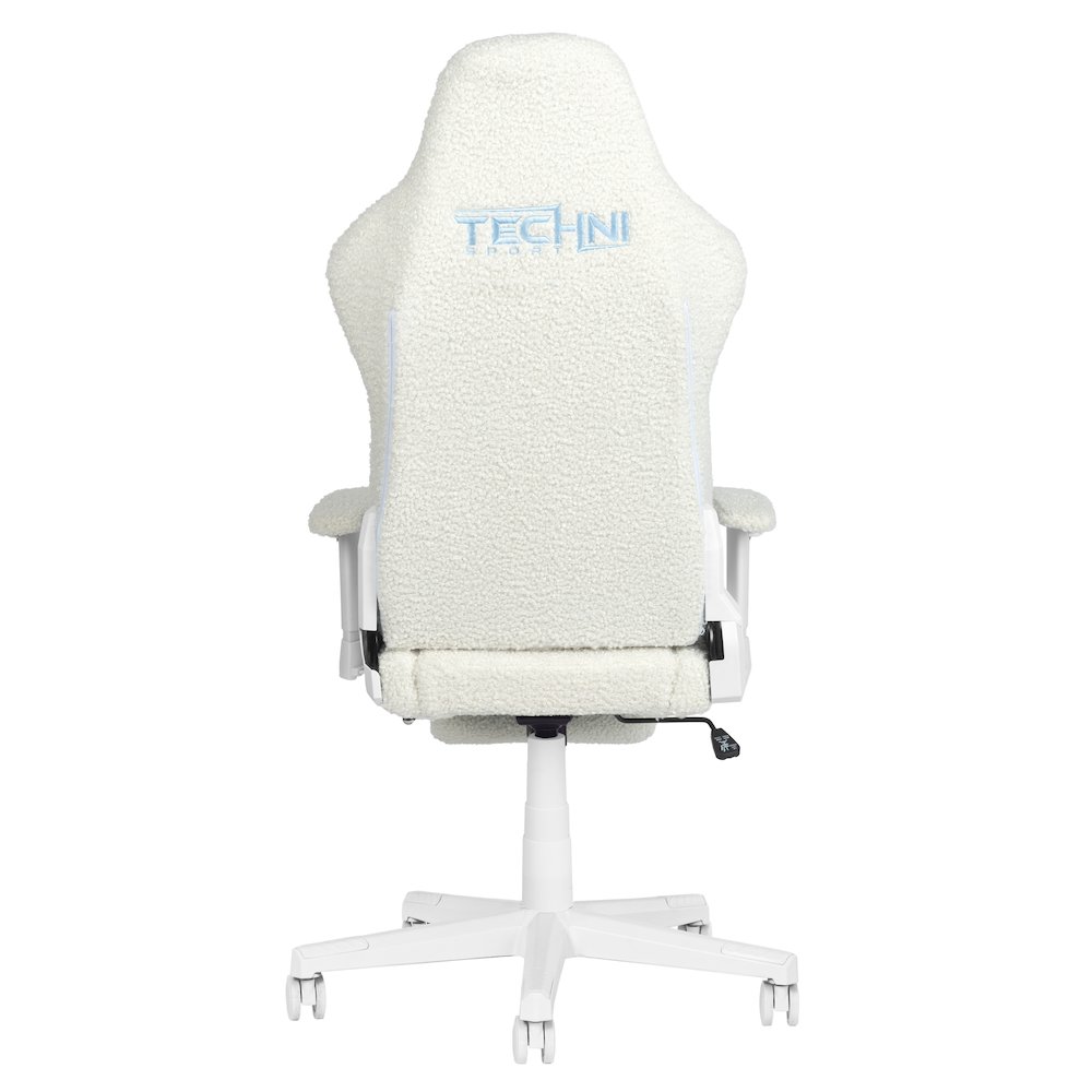White Bunny Gaming Chair with Footrest. Picture 10