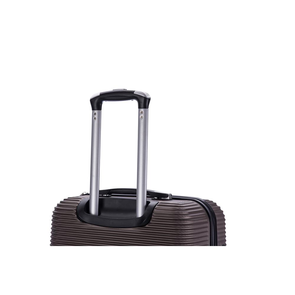 InUSA Royal lightweight hardside spinner 3 piece Set 20", 24", 28" Brown. Picture 7