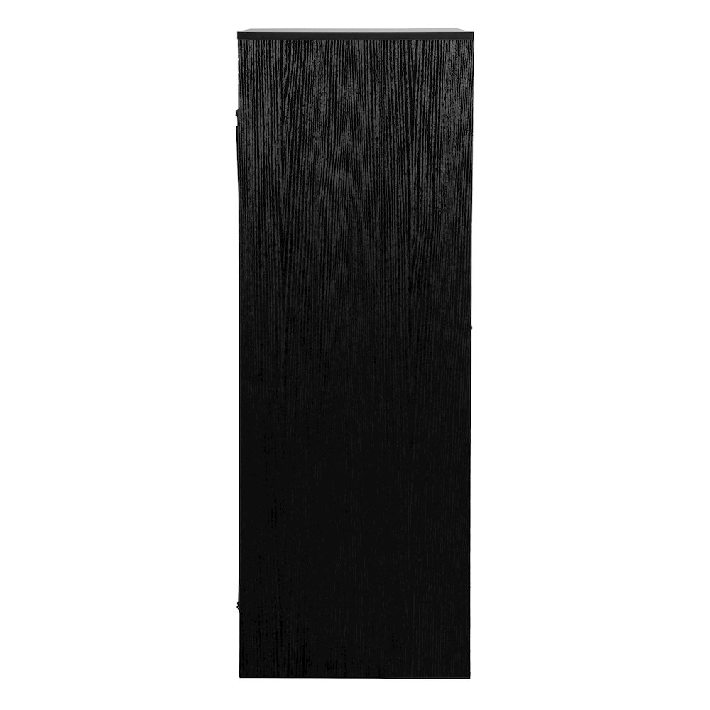 5-Drawer Dresser with Large Fabric Drawers, Black. Picture 6