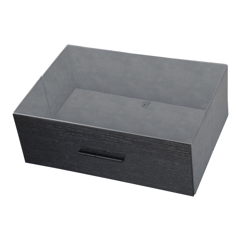 5-Drawer Dresser with Large Fabric Drawers, Black. Picture 7