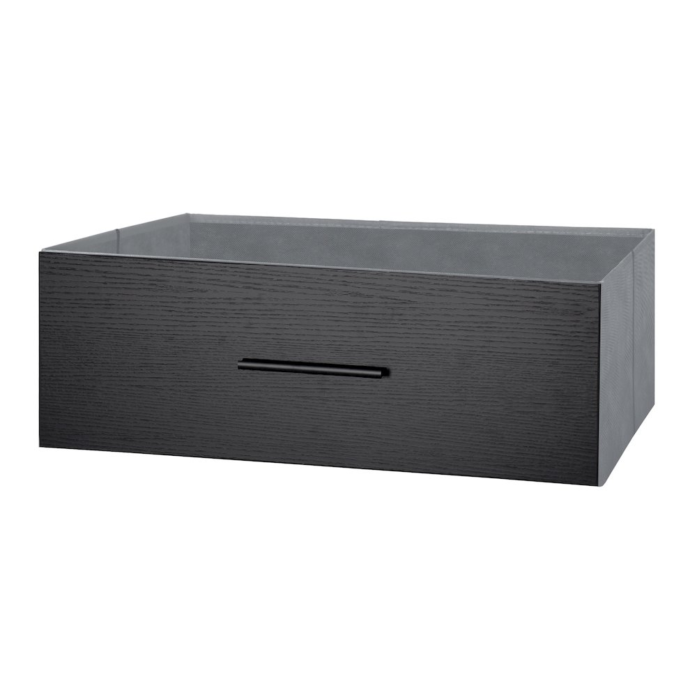 5-Drawer Dresser with Large Fabric Drawers, Black. Picture 8
