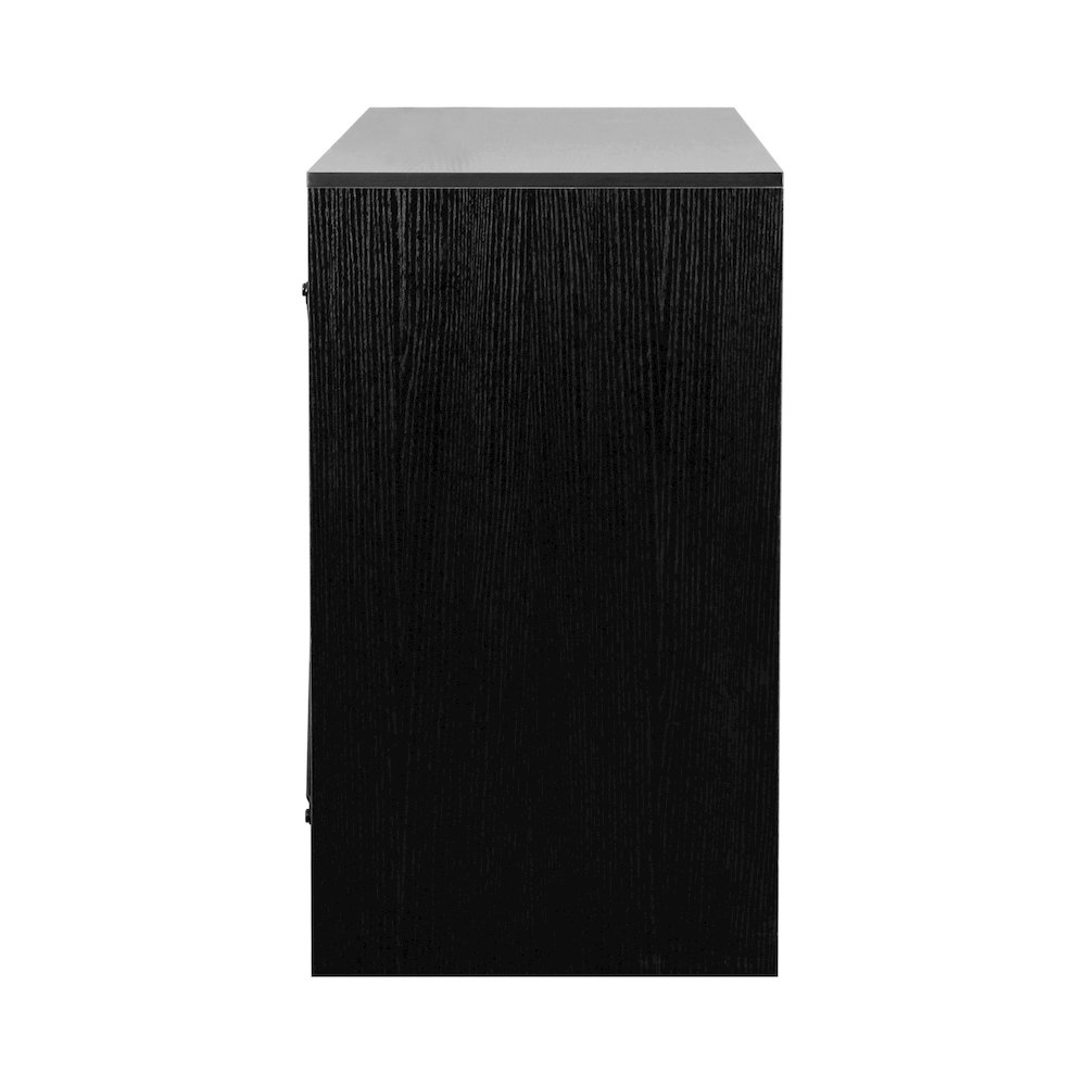 6-Drawer Dresser with Large Fabric Drawers, Black. Picture 6