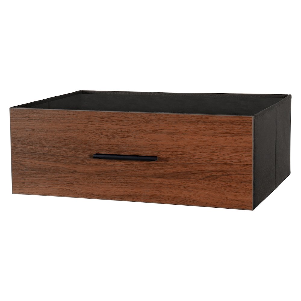 6-Drawer Dresser with Large Fabric Drawers, Walnut. Picture 8