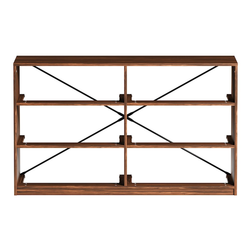 6-Drawer Dresser with Large Fabric Drawers, Walnut. Picture 10