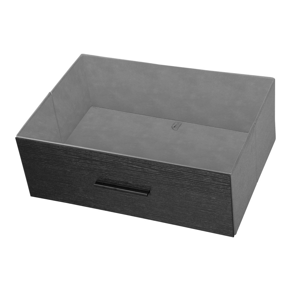 8-Drawer Dresser with Large Fabric Drawers, Black. Picture 7