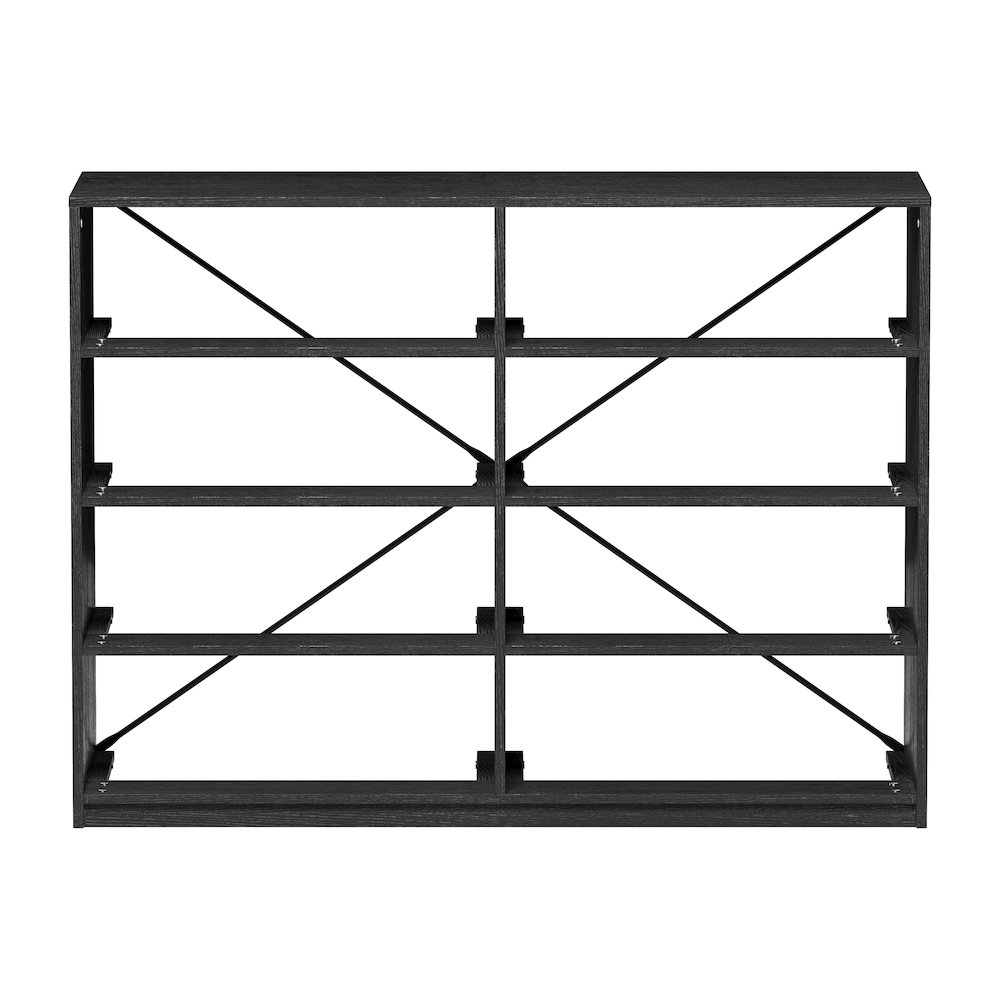 8-Drawer Dresser with Large Fabric Drawers, Black. Picture 10