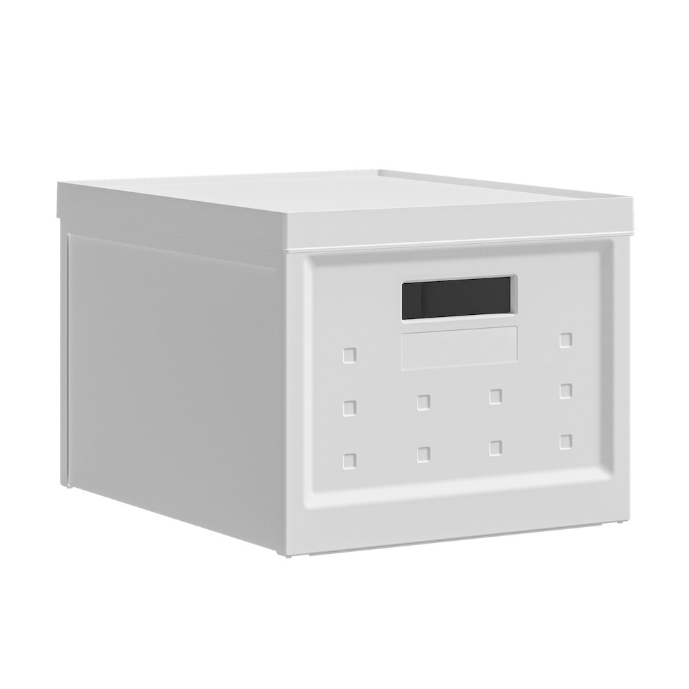 Set of 2 Stackable Storage Box with Lids for Home or Office Organization. Picture 2