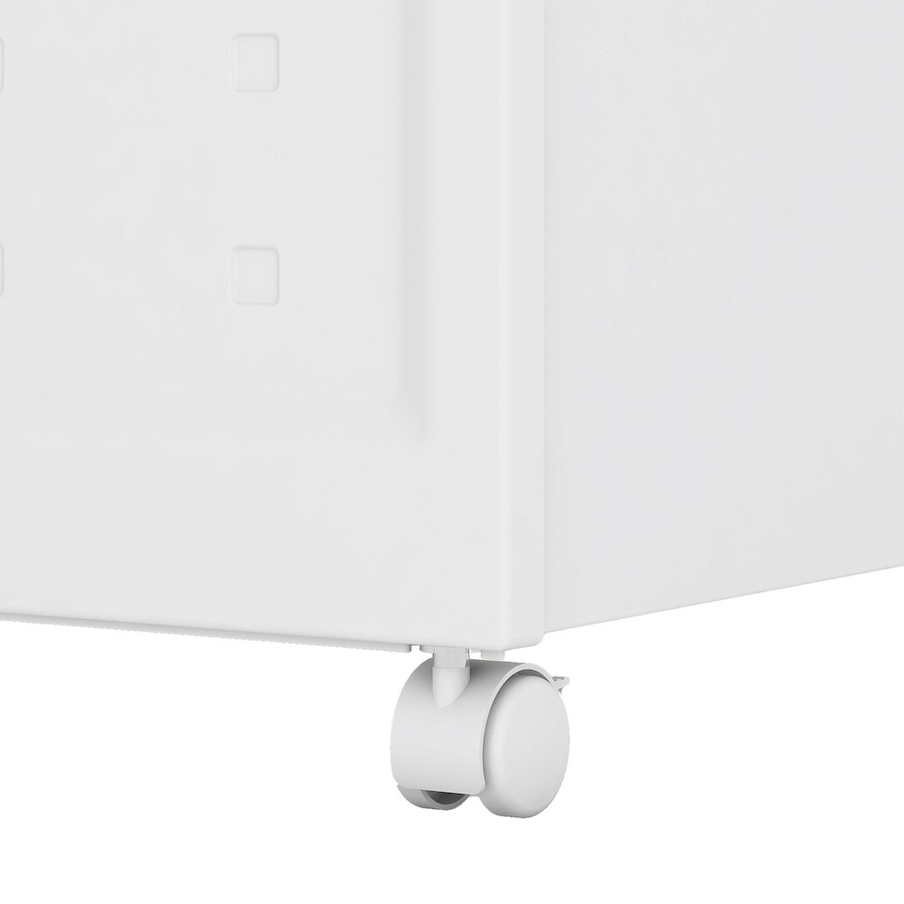 Set of 2 Stackable Rolling File Boxes with Lids and 10 Hanging Files. Picture 5