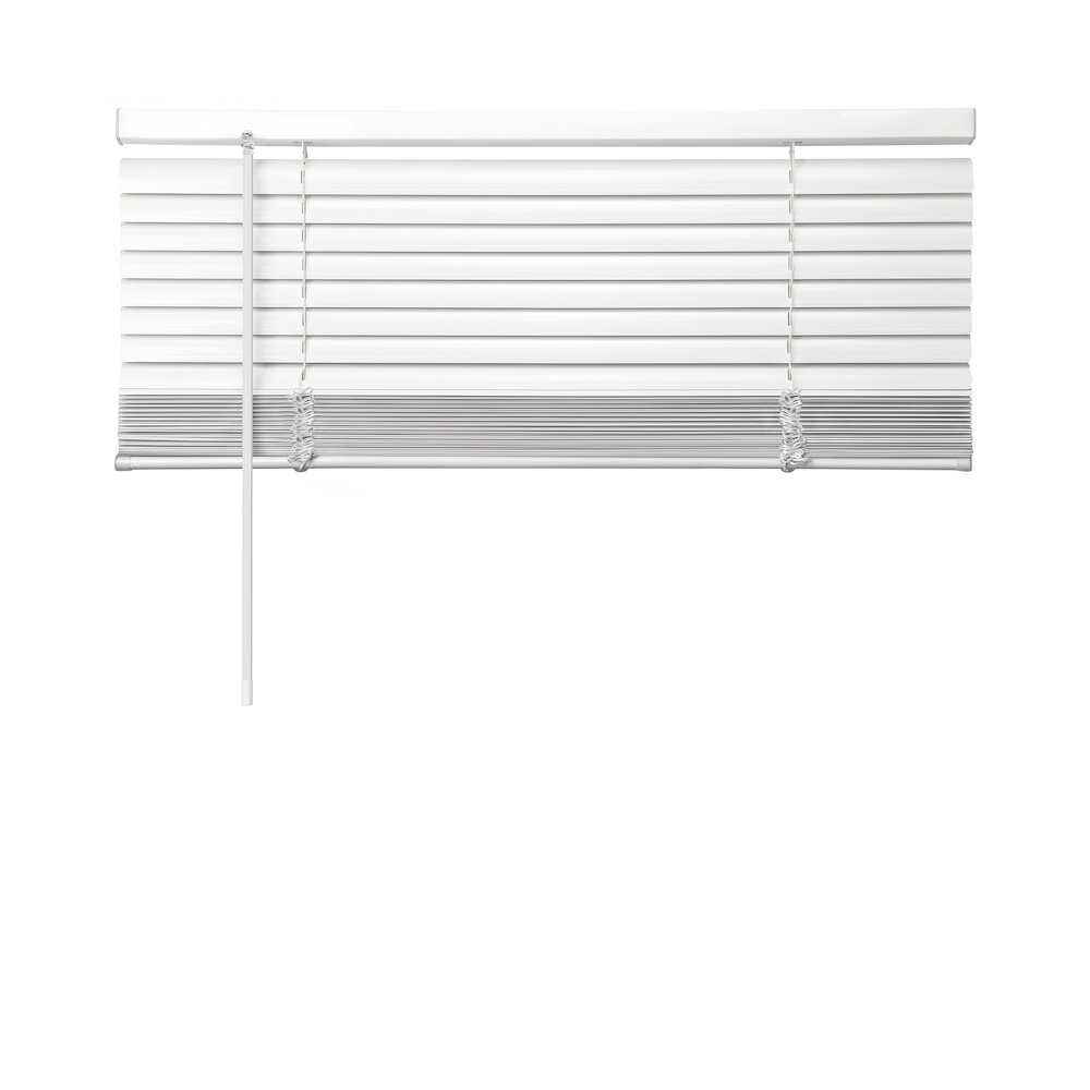 Cordless Mini Blinds, Light Filtering Vinyl Horizontal Window Blinds, 23”Wx48”H. Picture 4