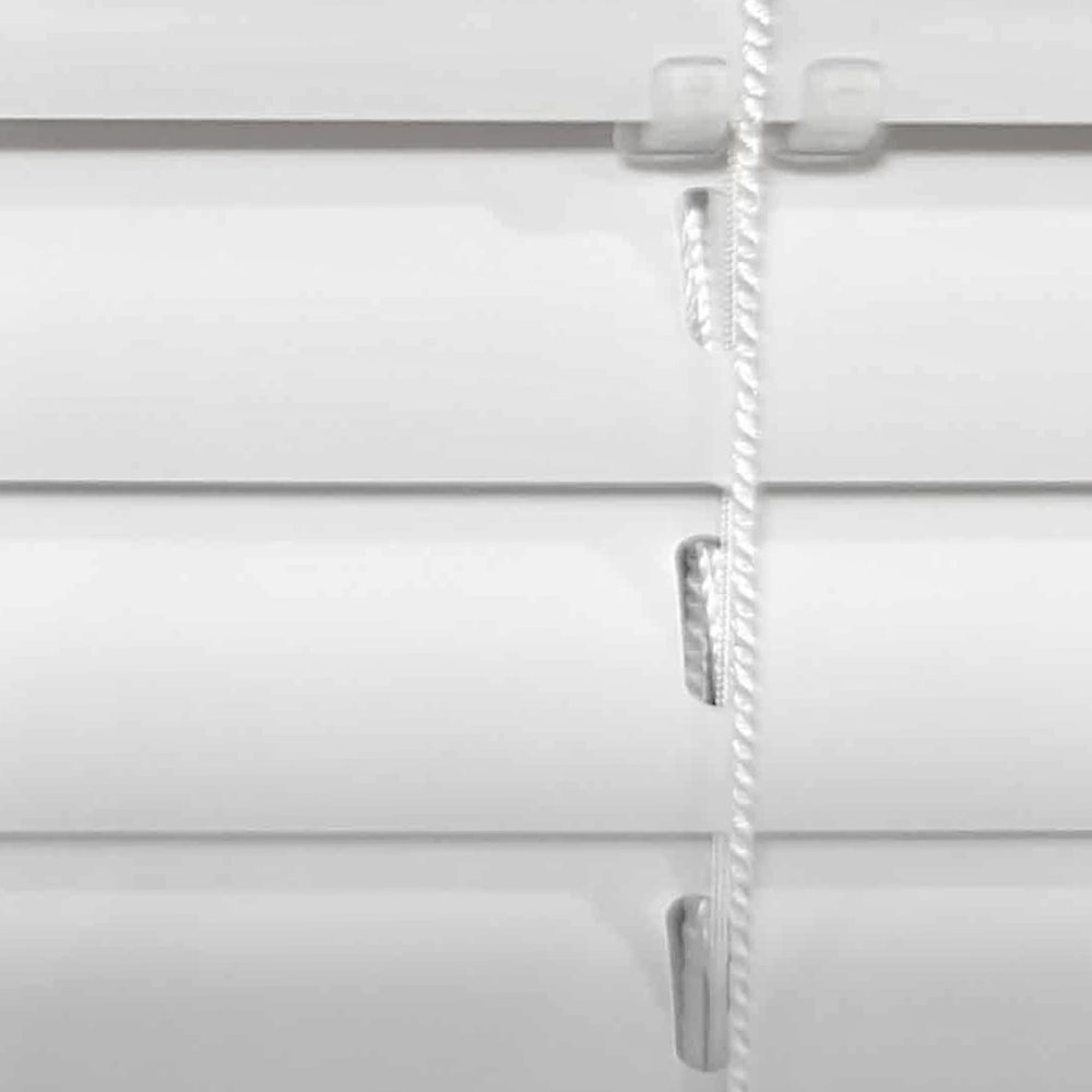 Cordless Mini Blinds, Light Filtering Vinyl Horizontal Window Blinds, 35”Wx48”H. Picture 8