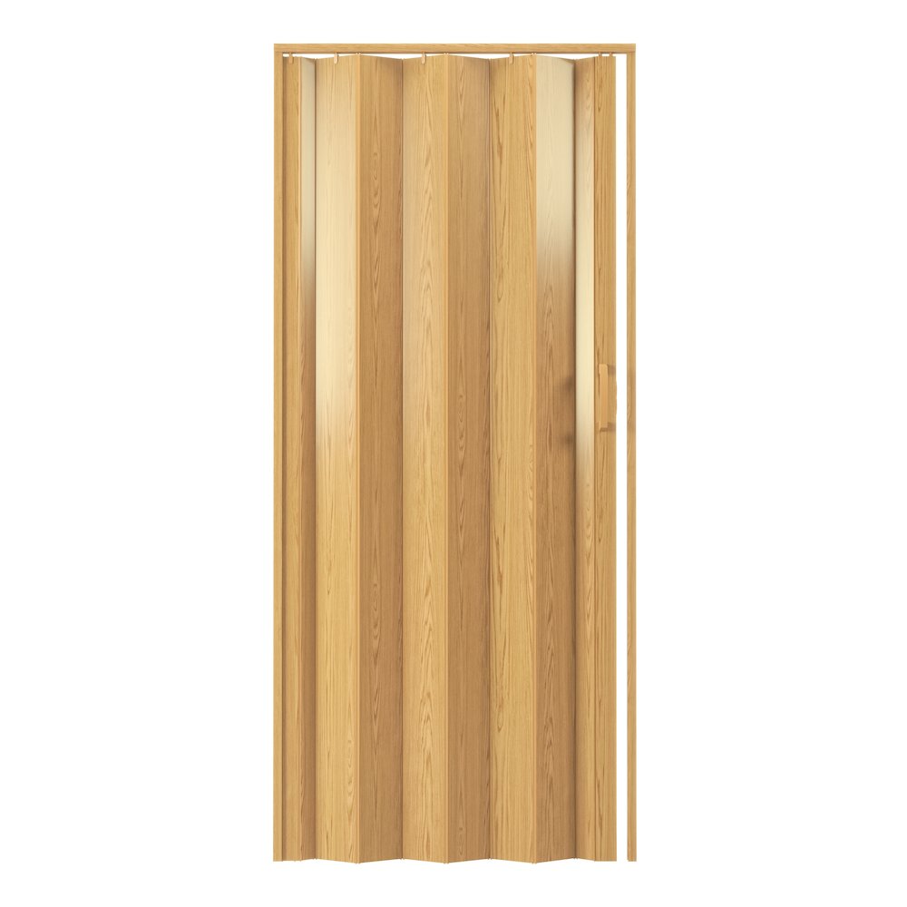 48 W PVC Foldable Accordion Doors or Privacy Room Divider for Internal Use. Picture 1