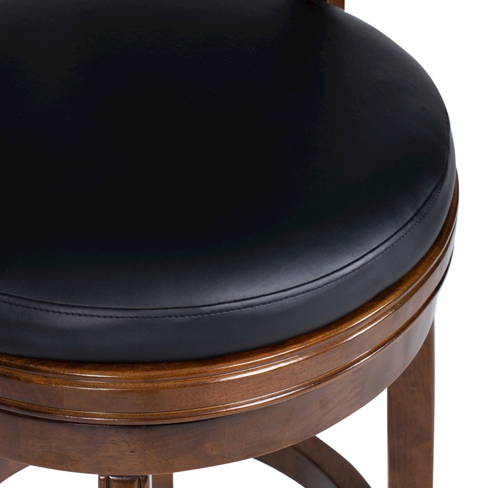 Balen Swivel Bar Stool -Cappuccino Finish. Picture 7