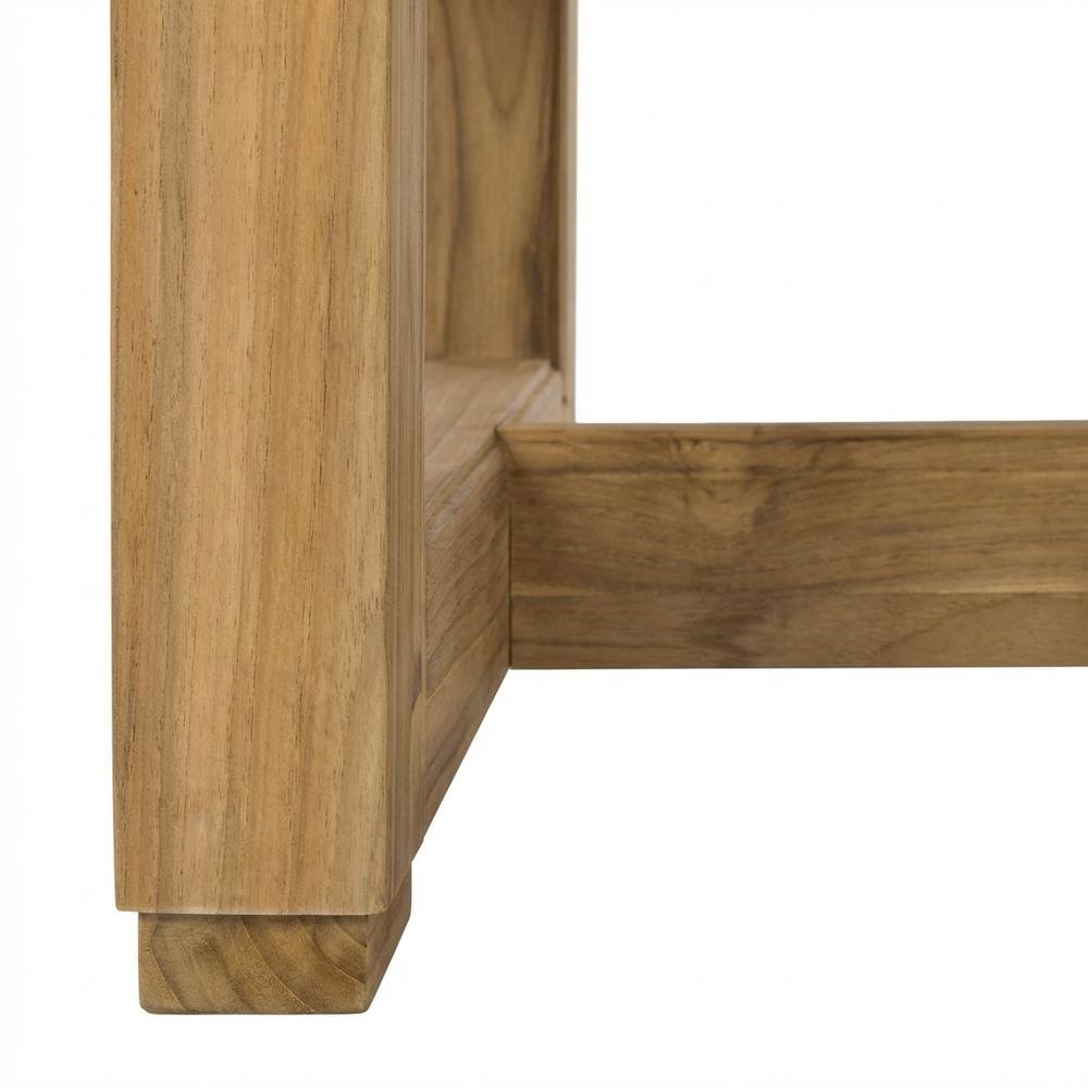 Teak Coffee Table For Outdoor Lounge Spaces With Durable Wood Finish. Picture 6