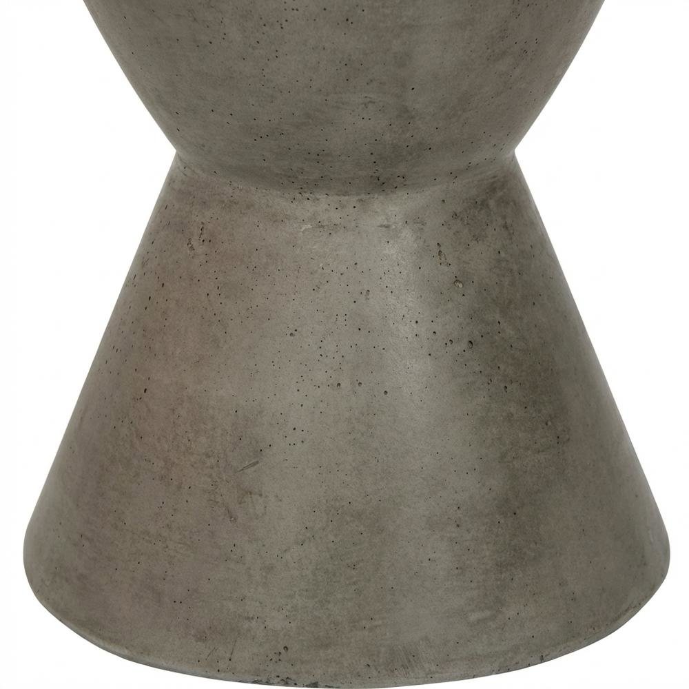 Contemporary Concrete Round Accent Table for Indoor/Outdoor Use. Picture 5