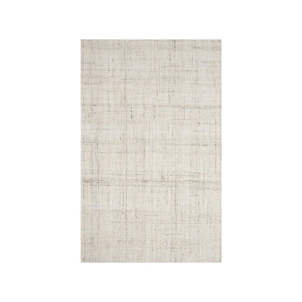 Abstract, IVORY / BEIGE, 8' X 8' Round, Area Rug. Picture 1