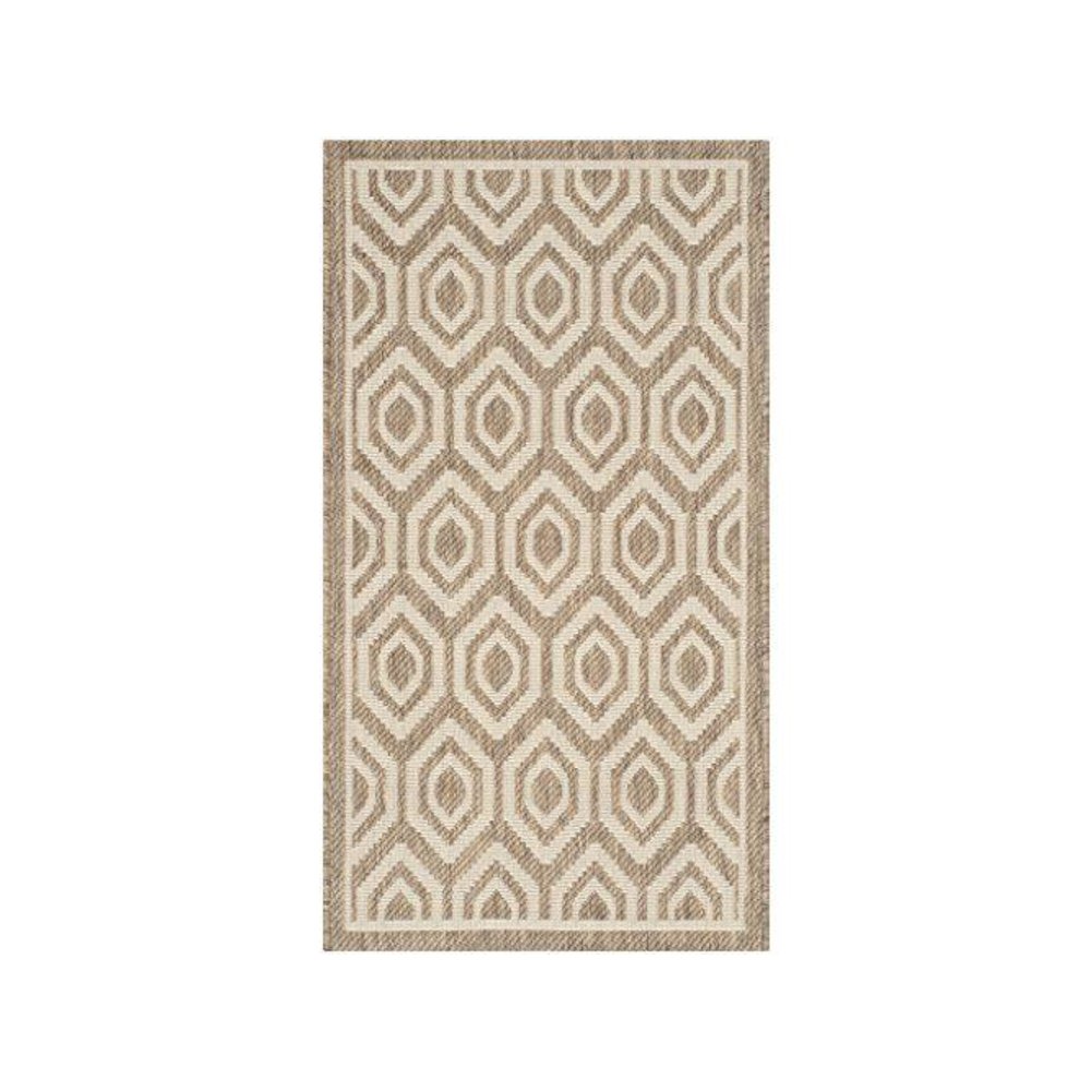 COURTYARD, BROWN / BONE, 6'-7" X 9'-6", Area Rug, CY6902-242-6. Picture 1